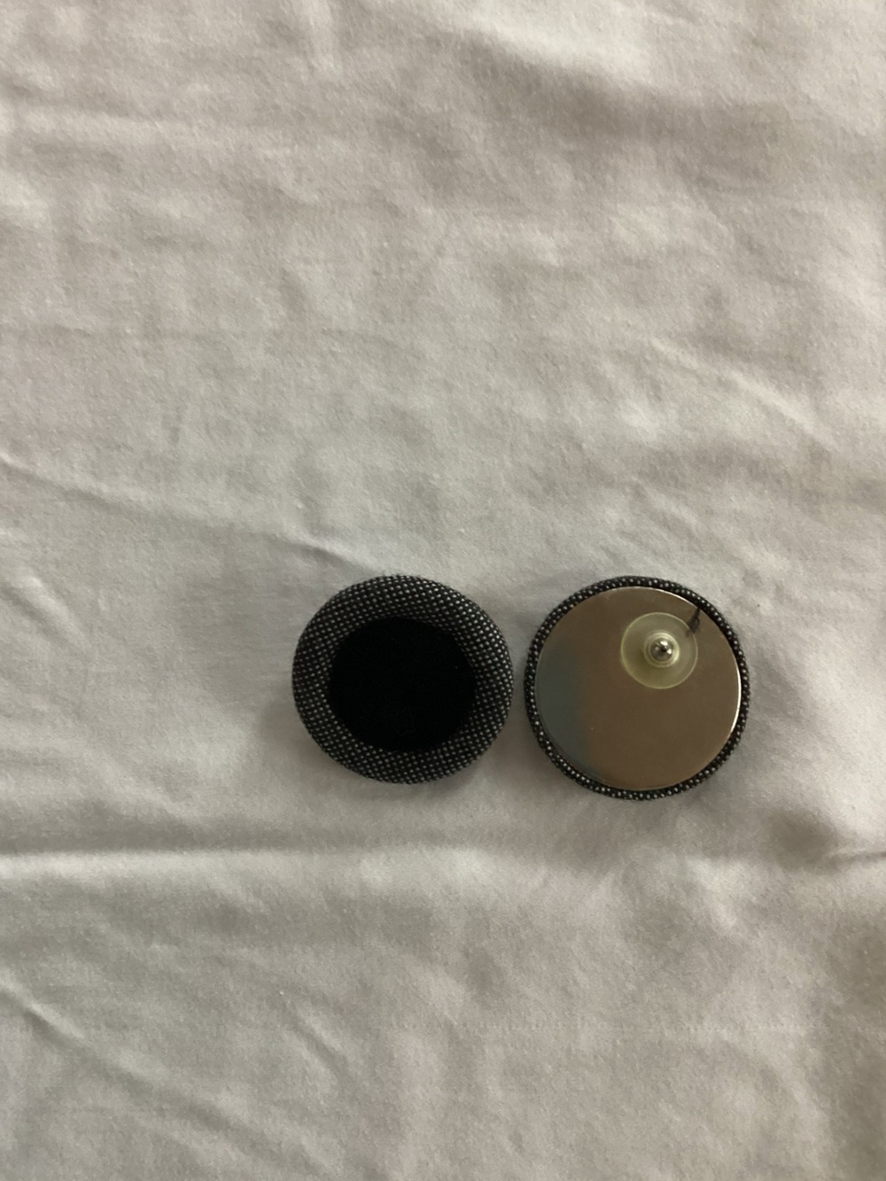 Black and gold earrings